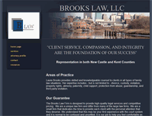 Tablet Screenshot of lbrookslaw.com